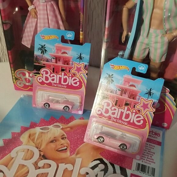 Barbie The Movie the album Vinyl Ken, Barbie Doll Set + 2 hotwheel UNOPENED New - Picture 16 of 16